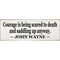 Courage Wooden Sign Solid Knotty Pine Inspirational Wall Decor Rustic Home